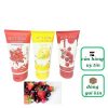 combo 3 tuyp gel boi tron hot kiss huong dau chuoi cherry 200ml227